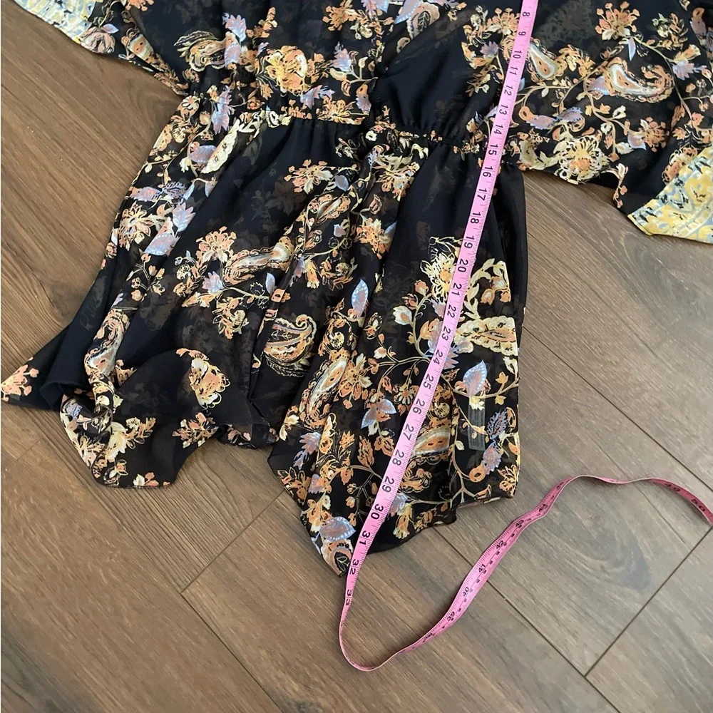 Free People Dream State Floral Kimono Cover Up